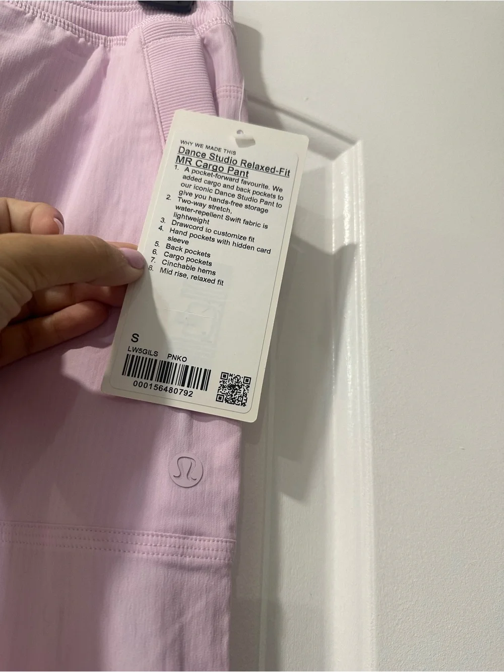lululemon athletica Light Pink Cargo Wide-Leg Pants